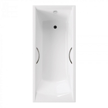 Чугунная ванна Delice Prestige 170х70 см, с отверстиями для ручек