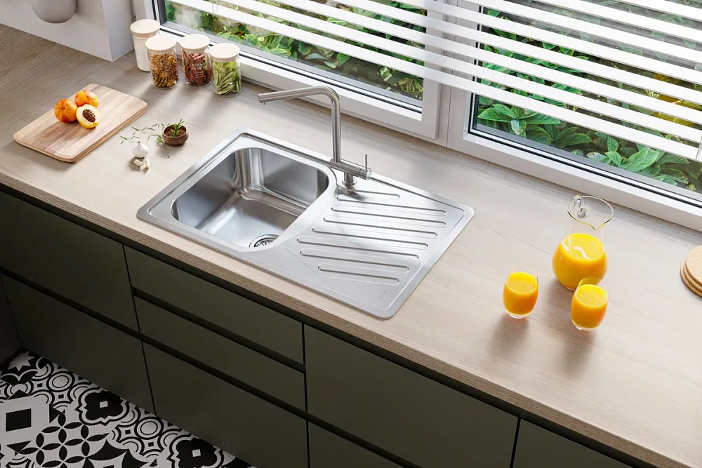 Мойка кухонная Alveus Elegant 30 satin Sancos — официальный сайт