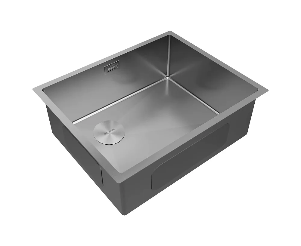 Мойка кухонная Paulmark Next-Skew 54-L UNI, PM885444-L-BS брашированная сталь Sancos — официальный сайт