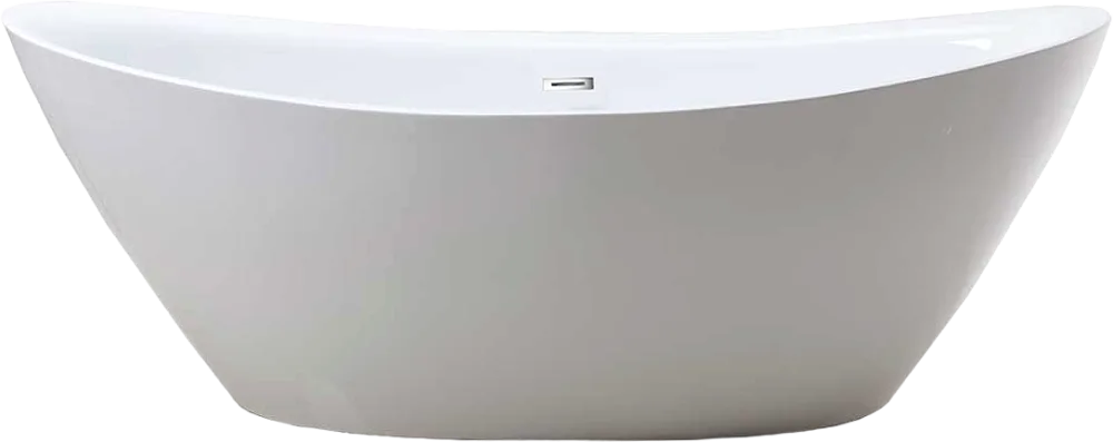 Акриловая ванна Vincea VBT-203 180x85 см, отдельностоящая, белая, овальная, с каркасом, со сливом-пе Sancos — официальный сайт