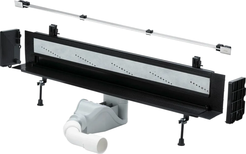 Душевой трап (лоток) Viega Advantix Vario 736552, 30 - 120 см с решеткой Sancos — официальный сайт