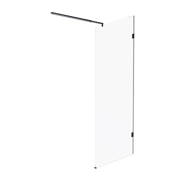 Душевая перегородка AM.PM X-Joy W94WI-80-F1-BTE 80x195, фурнитура черная, стекло прозрачное
