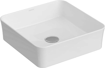 Накладная раковина Berges Ego SL 39x39 глянцевая белая