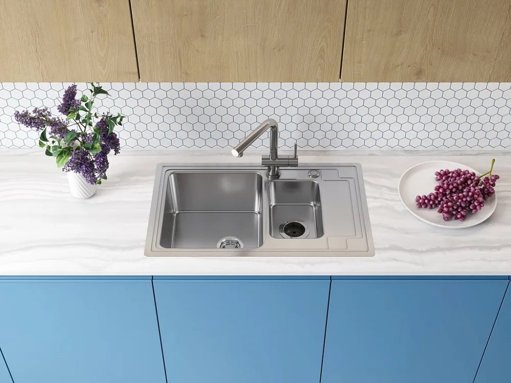 Мойка кухонная Omoikiri Mizu 78-2-IN Sancos — официальный сайт