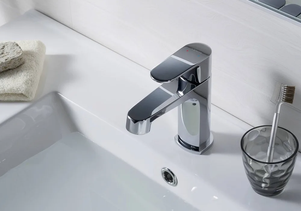 Смеситель для раковины AQUATEK Оберон AQ1210CR хром Sancos — официальный сайт