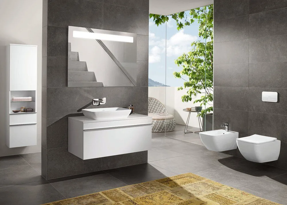 Унитаз подвесной Villeroy & Boch Venticello 4611RS01 Sancos — официальный сайт