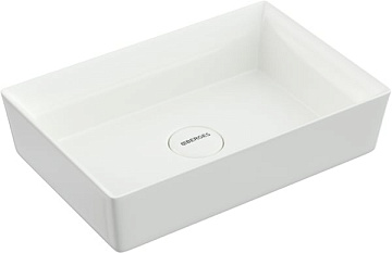 Накладная раковина Berges Mascon 56x38, глянцевая белая