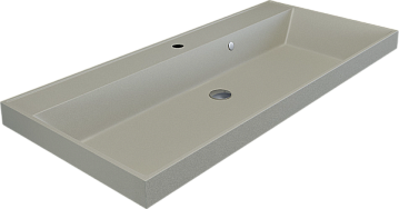 Мебельная раковина Uperwood Classic Quartz 291030029 90 см, матовая бежевая, лен