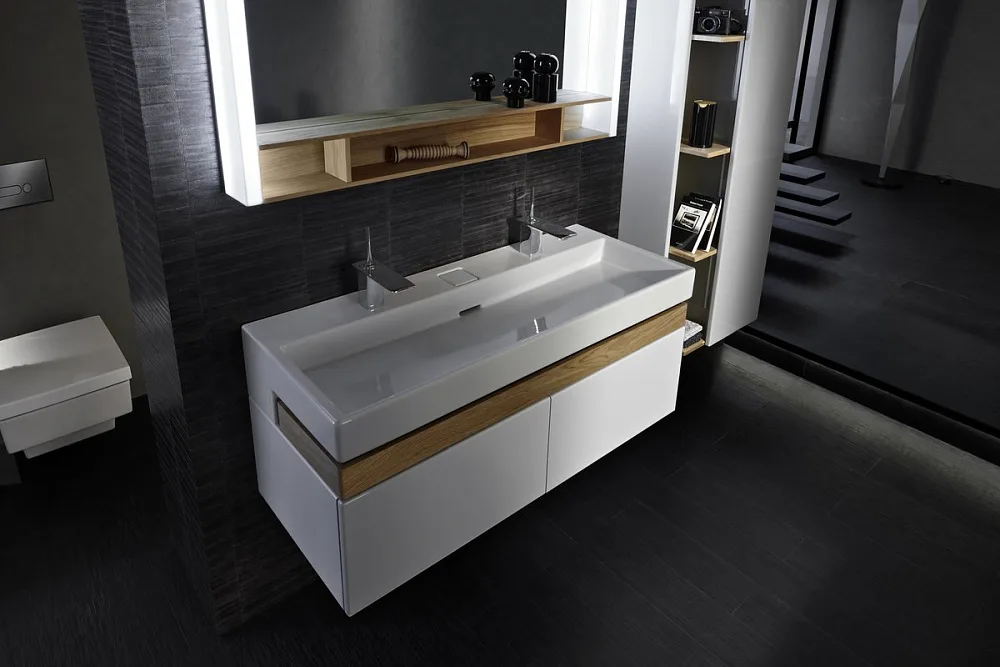 Мебельная раковина Jacob Delafon Terrace EXB9112-00 120 см с подсветкой Sancos — официальный сайт