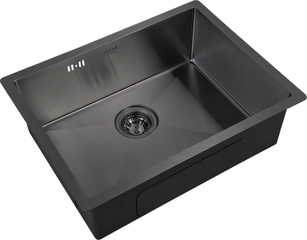 Мойка кухонная Zorg Inox PVD 5844 grafit Sancos — официальный сайт