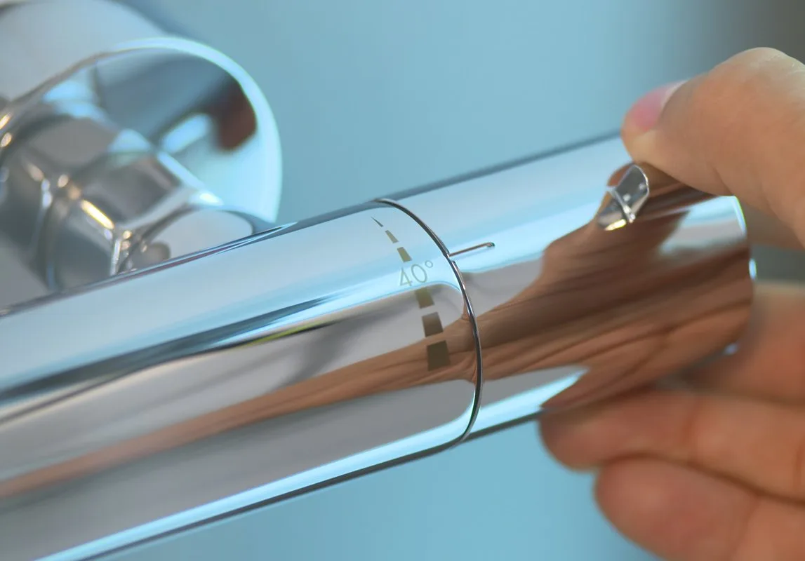 Термостатический смеситель Hansgrohe Ecostat 1001 CL ВМ 13211000 для душа Sancos — Оригинал