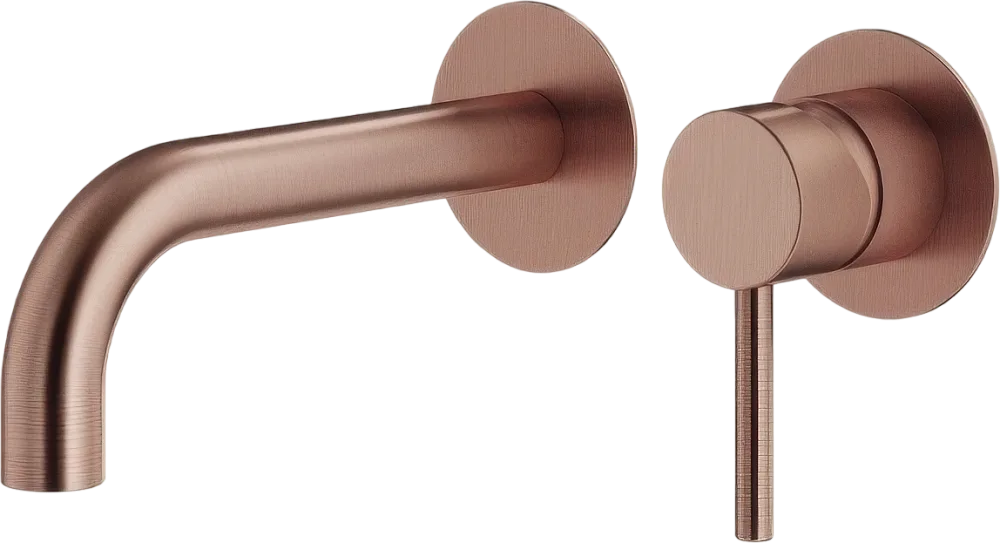 Смеситель для раковины Plumberia Selection Ixo KITXO1135RS250 С ВНУТРЕННЕЙ ЧАСТЬЮ, брашированная мед Sancos — официальный сайт