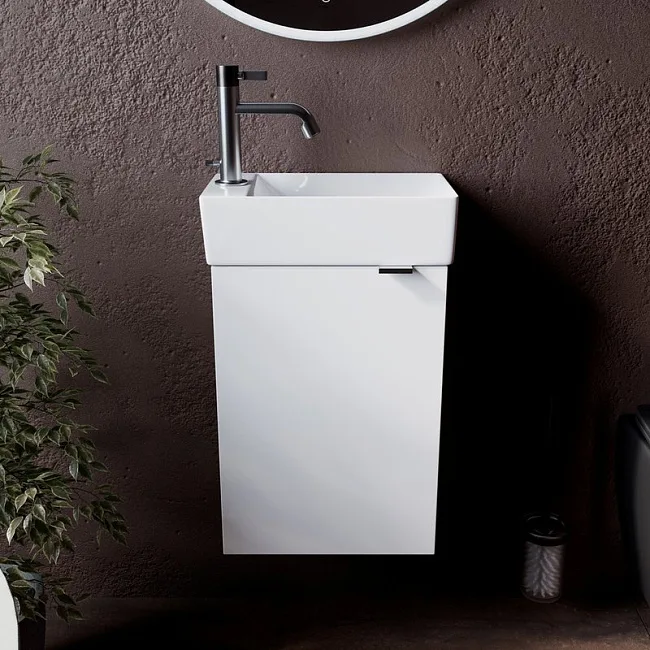 Тумба под раковину Sancos Mini 35 подвесная белая, MN35WL Sancos — Оригинал