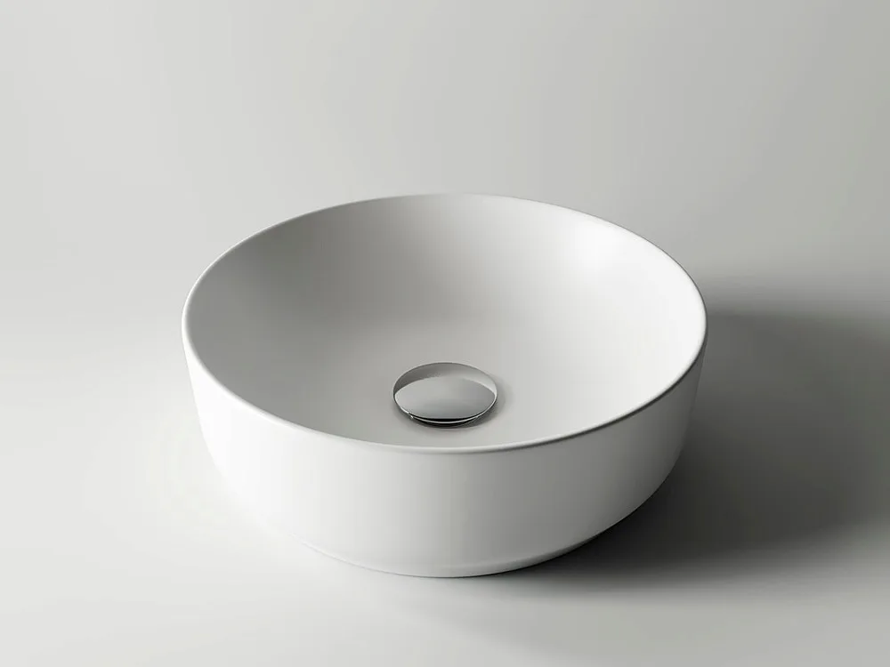 Накладная раковина Ceramicanova Element CN6006 белый матовый Sancos — официальный сайт