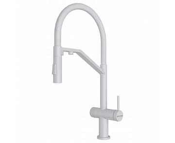 Смеситель для кухни Paulmark Zender Ze213155-WH, белый матовый