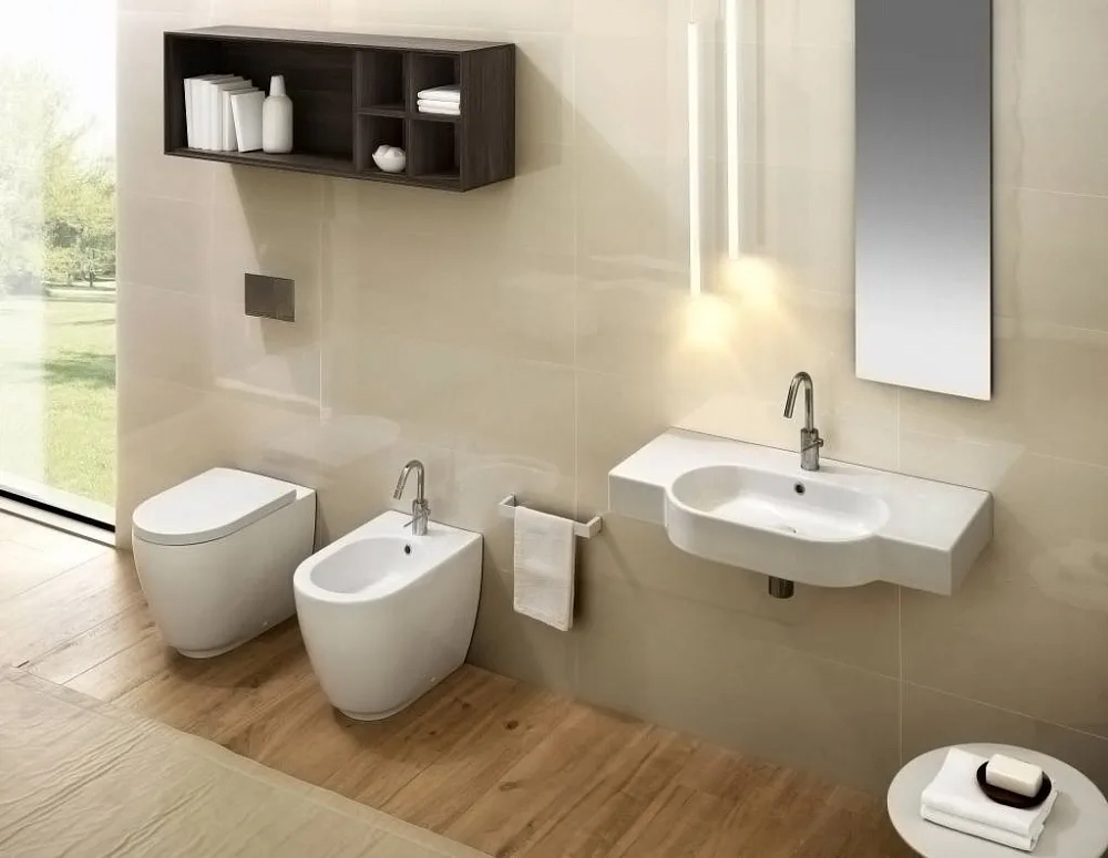 Мебельная раковина Hatria Area YXA001 90 см Sancos — официальный сайт
