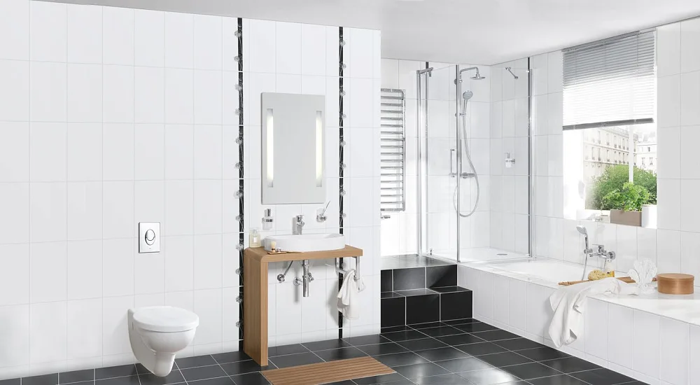 Кнопка смыва Grohe Skate Air 38505SH0, белая Sancos — официальный сайт