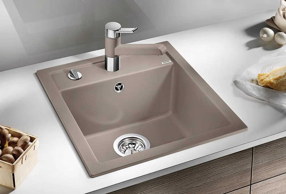 Мойка кухонная Blanco Dalago 5 серый беж Sancos — официальный сайт