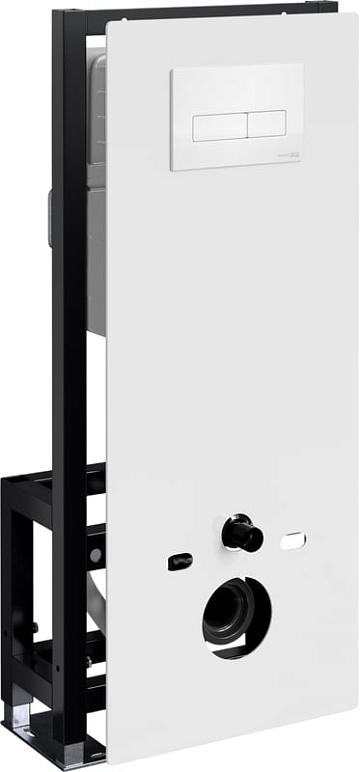 Система инсталляции для унитазов Wasserkraft Glan 66TLT.010.ME.WH.WH03, с кнопкой смыва белой