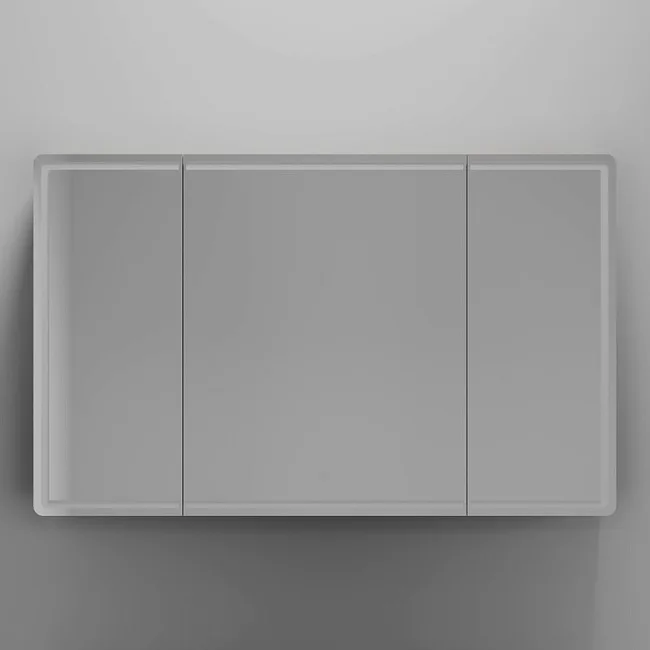 Зеркало-шкаф Sancos Mirror 120 с подсветкой, дуб галифакс натуральный Sancos — Оригинал