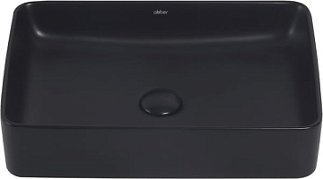 Накладная раковина Abber Rechteck AC2207MB матовая черная