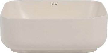 Накладная раковина Abber Rechteck AC2211MBE матовая светло-бежевая