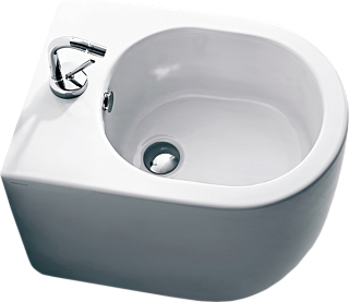 Биде напольное Kerasan Flo 312001 с креплениями