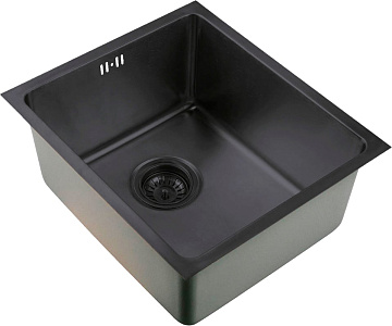 Мойка кухонная Zorg Inox PVD SZR 4438 GRAFIT графит