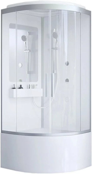 Душевая кабина AM.PM Like W80C-019A-090MTA с высоким поддоном, с сиденьем