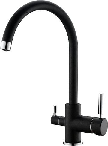 Смеситель для кухни Emar Quartz 3007.12 Оникс
