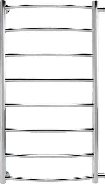 Полотенцесушитель водяной Indigo Arc LASW110-60-б/п-100 боковое подключение, серебристый