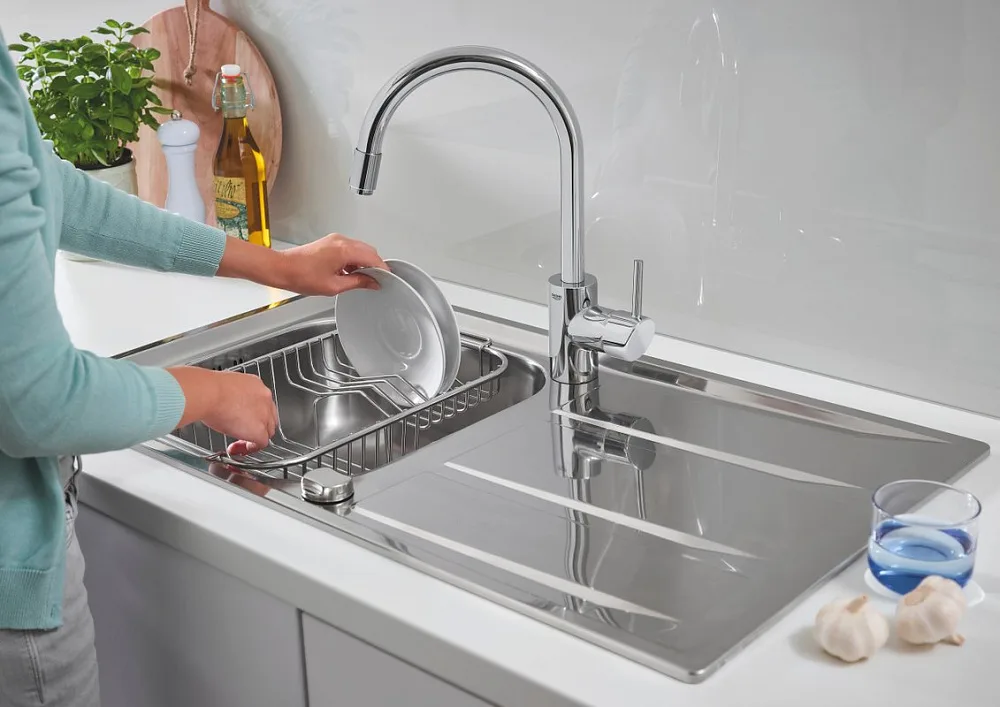 Мойка кухонная Grohe K400 31566SD0 Sancos — официальный сайт