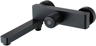 Смеситель для ванны с душем IDDIS Slide SLIBLBTi02WA, черный