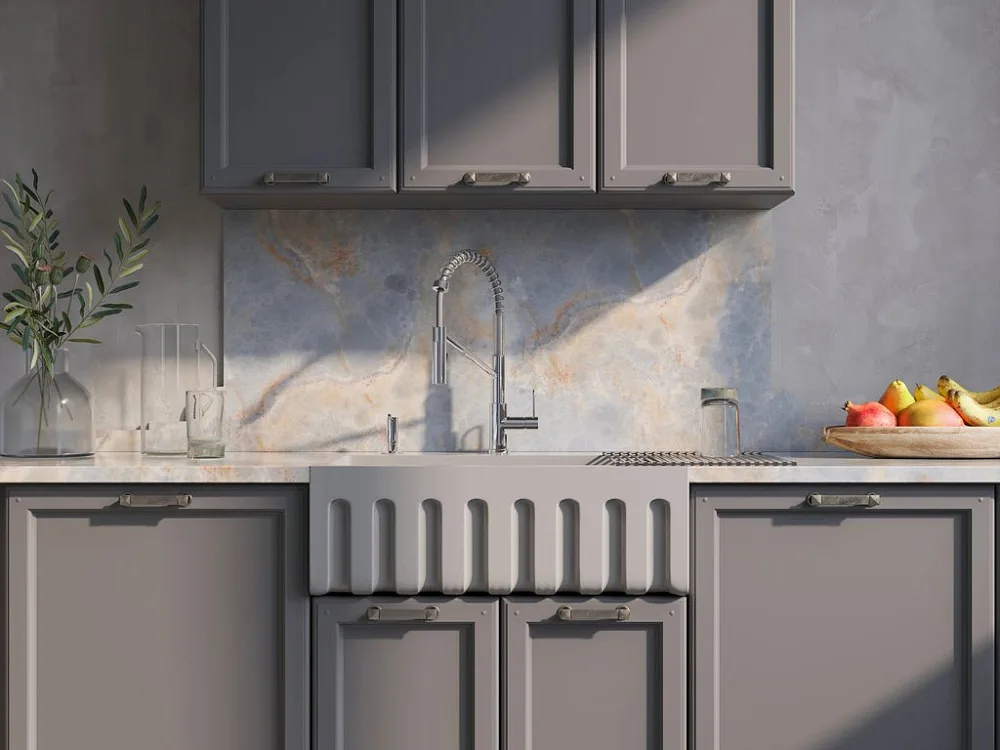 Мойка кухонная Omoikiri Mikura 76-WH Glossy белая Sancos — официальный сайт