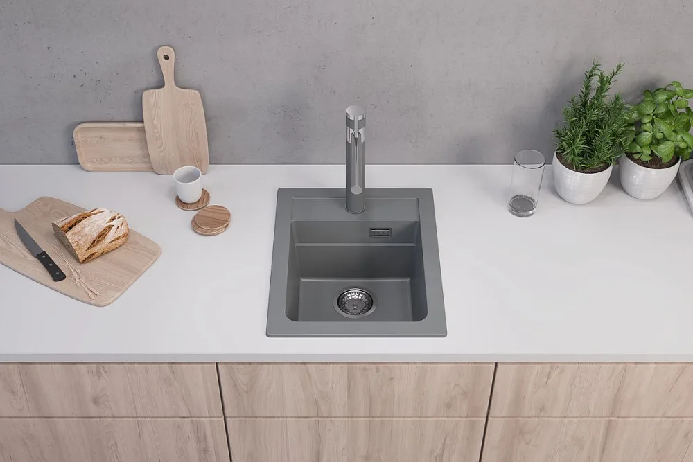 Мойка кухонная Alveus Atrox Granital 10 сoncrete Sancos — официальный сайт