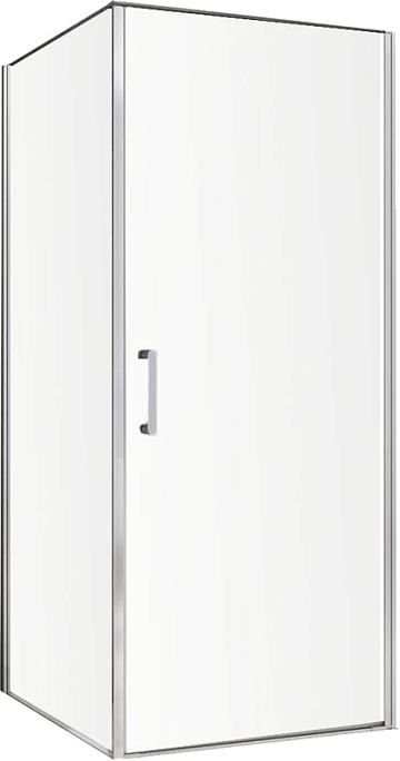 Душевой уголок Abber Sonnenstrand AG04070-S75 75x70, профиль хром, стекло прозрачное