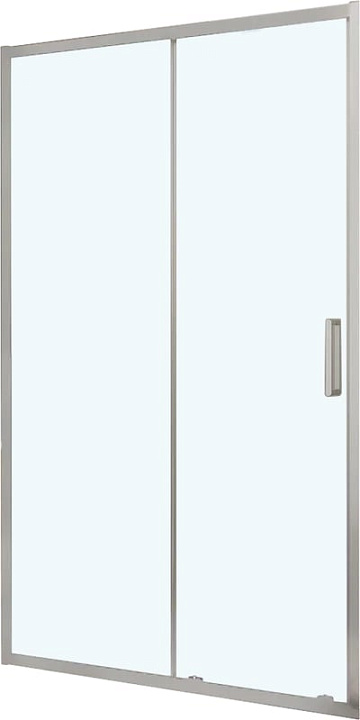 Душевая дверь в нишу BelBagno Luce BF-1-120-C-Cr профиль хром, стекло прозрачное