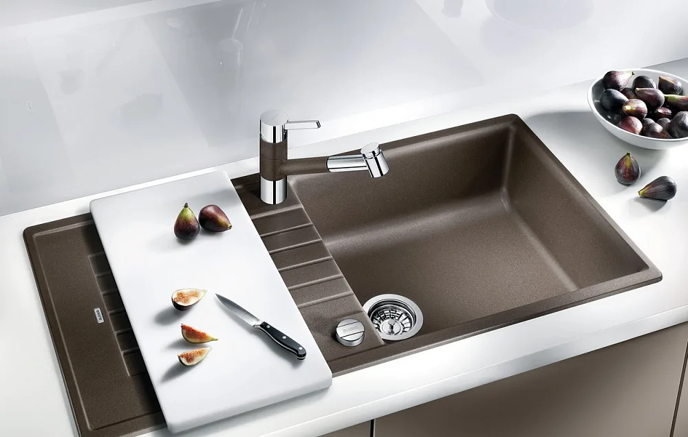 Смеситель для кухни Blanco Tivo-S Silgranit 517618 Sancos — официальный сайт