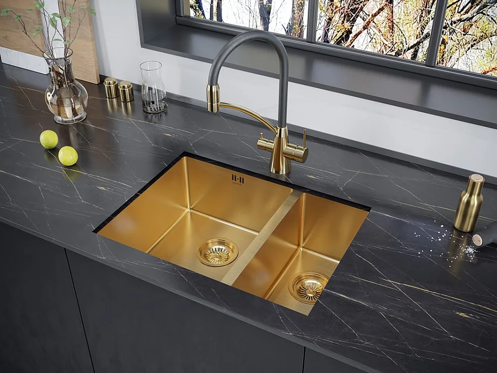 Смеситель для кухни Paulmark Siegen Si213111-G золото, с гибким изливом Sancos — официальный сайт