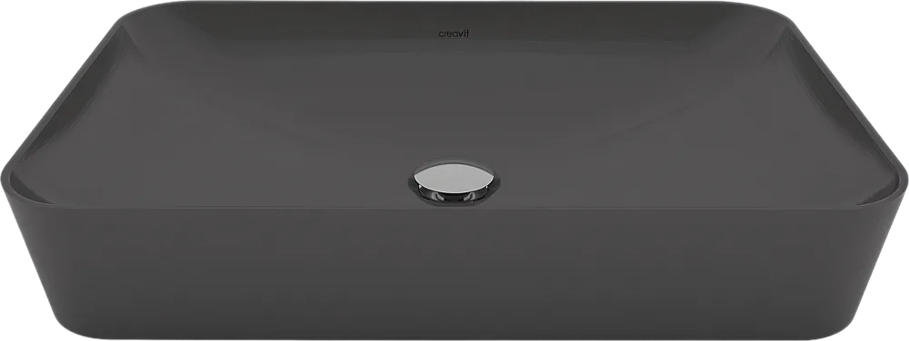 Накладная раковина Creavit Ultra UL060-00AM00E-0000 антрацит Sancos — официальный сайт