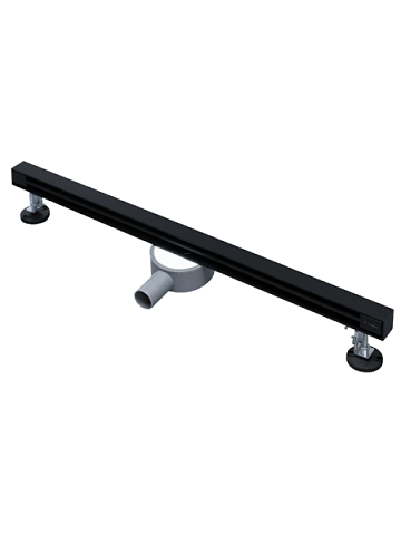 Душевой трап (лоток) AltroBagno Trave 071220 NeOp (80), матовый черный