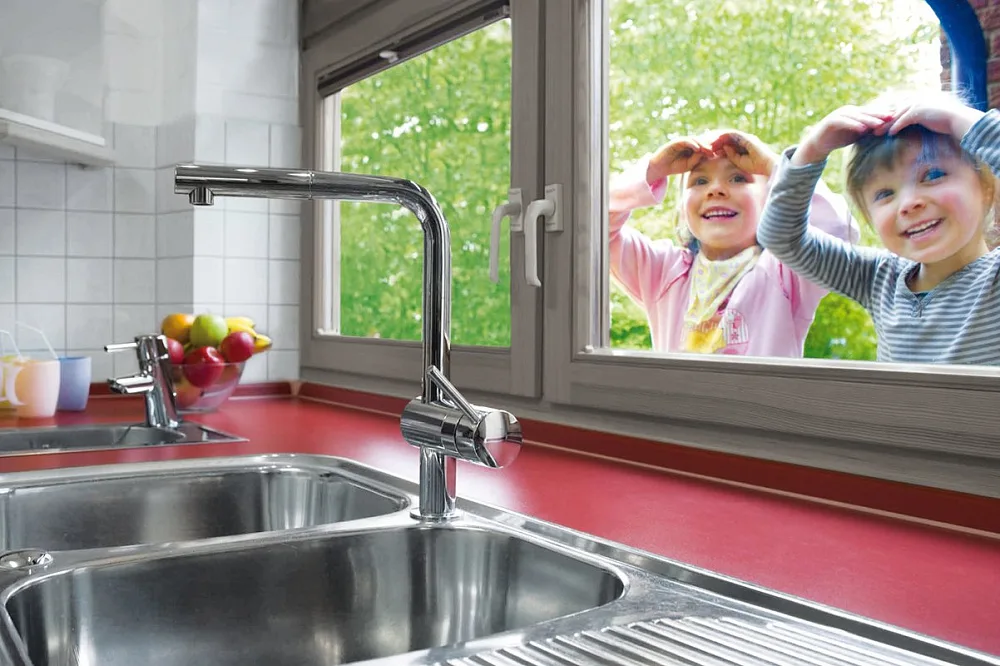 Смеситель для кухни Grohe Minta 32168000 Sancos — официальный сайт