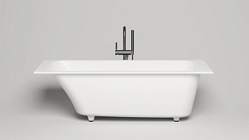 Ванна из искусственного камня Salini Orlanda S-Sense 170x70 см, встраиваемая, матовая белая