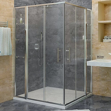 Душевой уголок RGW Hotel HO-312 110x110 см с полками