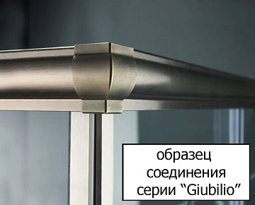 Душевой уголок Cezares Giubileo -A-2-100 прозрачное стекло, хром