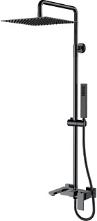 Душевая стойка Boheme Qubic 478-SGM, shinny gun metal