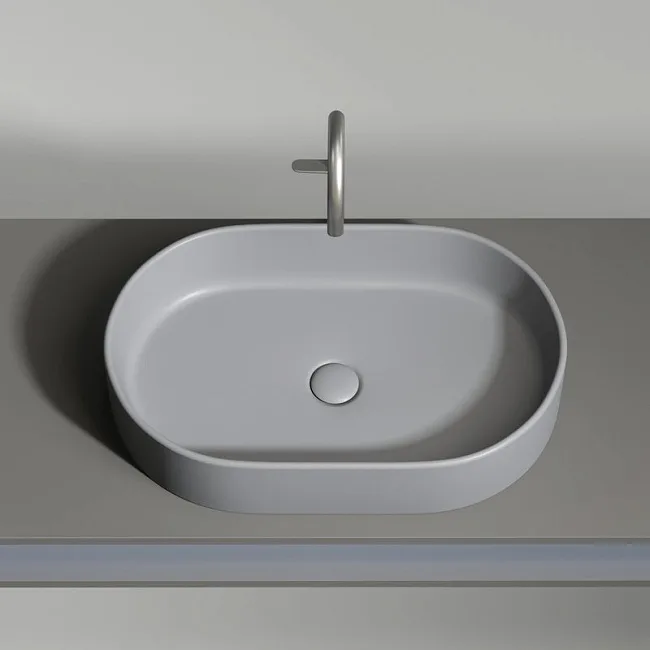 Накладная раковина Ceramicanova Element CN6048MH антрацит матовая Sancos — Оригинал