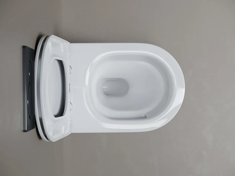 Унитаз подвесной Ceramicanova Whirl CN11007T белый  Sancos — официальный сайт