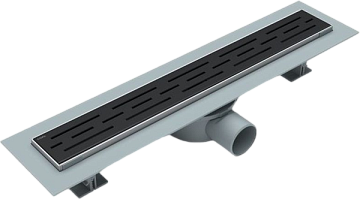 Душевой трап (лоток) Esbano Eco Rain 70 cм, матовый черный