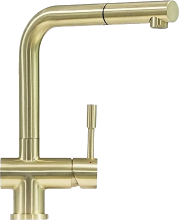 Смеситель для кухни Seaman Eco Venice SSN-0912P-LG light gold